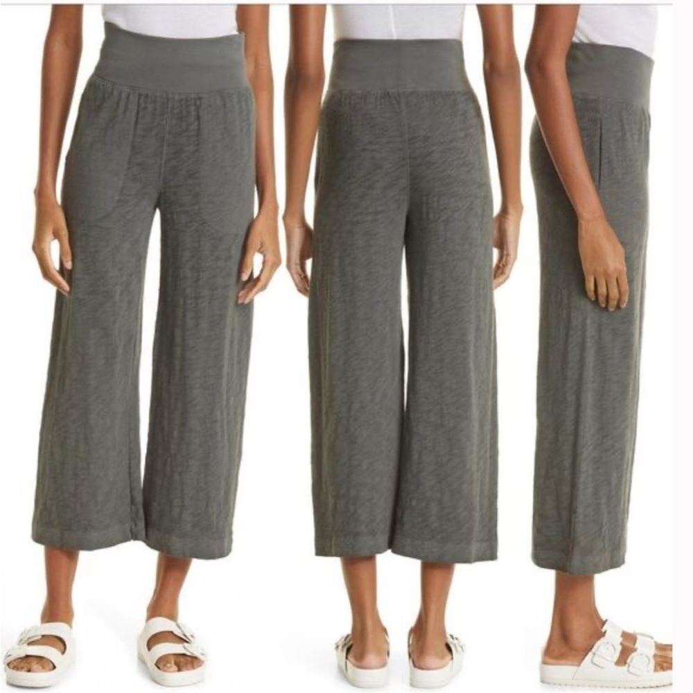 ATM Anthony Thomas Melillo Sublime Slub Wide Leg Pants - S